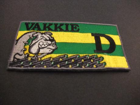 ADO Den haag voetbalclub Vakkie D opnaai embleem